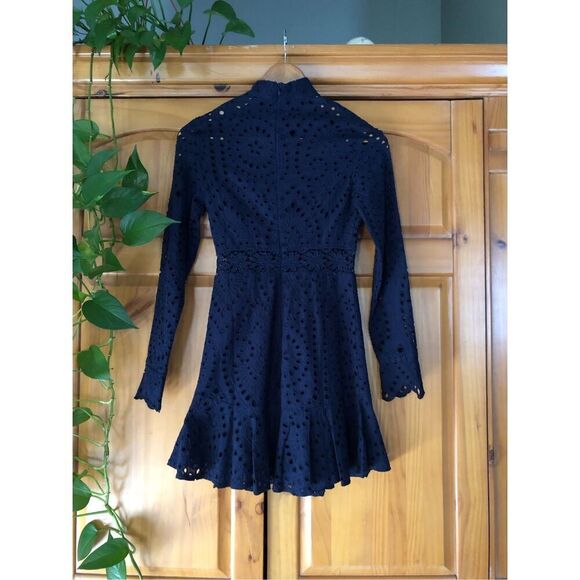 SAINTS SECRETS SANGLAISE EMBROIDERED TURTLENECK DRESS SZ6 - Picture 7 of 14